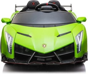 LEAN CARS Lamborghini Veneno batériové auto Zelená
