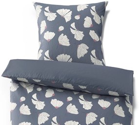 Posteľná bielizeň z mikrovlákna, štandardná veľkosť, tmavomodrá