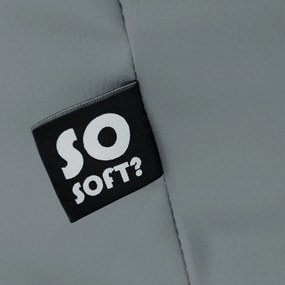 Čierny sedací vak z imitácie kože Lull XL – So Soft?