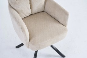 Jedálenská stolička Stephanie, béžová látka