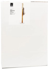 Biely prírodný vešiak z kaučukového dreva Flapper - Umbra