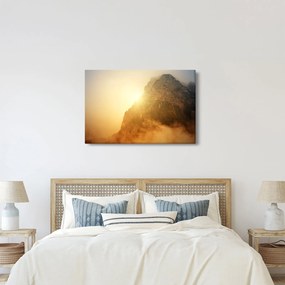 Obraz hory v hmle (90x60 cm)