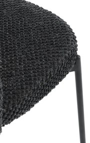 Súprava jedálenských stoličiek Bouclé CT-W1077GREY2, 4 ks