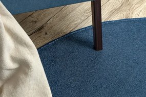 Koberec SEDUCTION 71 kruh svetlomodrý