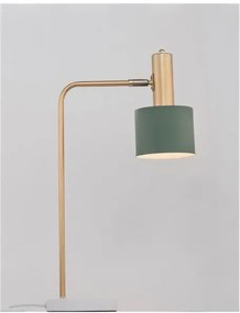 Rustikálna stolová lampa Paz mint