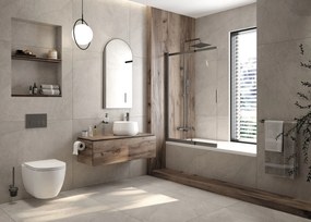 Deante Deante, ovládacie tlačidlo pre skryté rámy, dvojité splachovanie, grafitová, DEA-CST_D51P