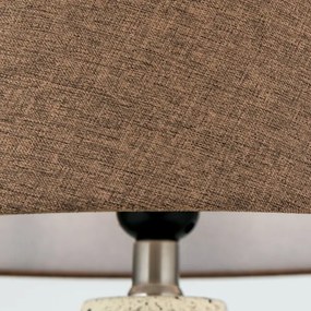 Orion LA 4-1228 - Stolná lampa MASAI 1xE27/40W/230V keramika hnedá/béžová