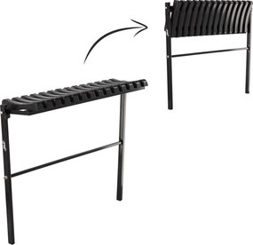 Garden Line SKLADACIA LAVICA, DĹŽKA 86 CM, ČIERNA *8299