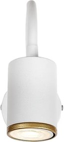 Rabalux 73110 - Nástenné bodové svietidlo NOLIE 1xGU10/15W/230V biela