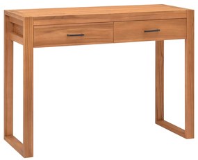 vidaXL Stôl s 2 zásuvkami 100x40x75 cm recyklované teakové drevo