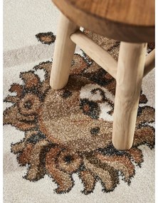 Krémový detský koberec ø160 cm Roar like a Lion – Villeroy&amp;Boch