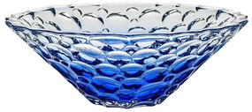 KRIŠTÁĽOVÁ MISA BOHEMIA JIHLAVA LISBOA OMBRE BLUE 300MM