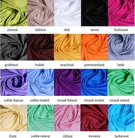 Bavlnené prestieradlo 200x80 cm - fuchsiovej