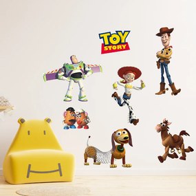 Toy Story - textilná nálepka na stenu