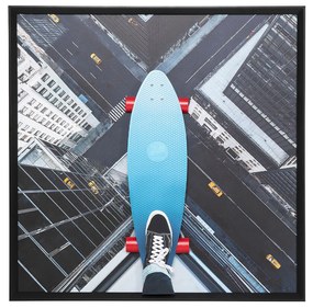 Skyline Skater obraz viacfarebný 149x149 cm