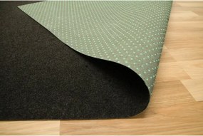 Metrážny koberec Nop Grass 78 antracit - Výpredaj