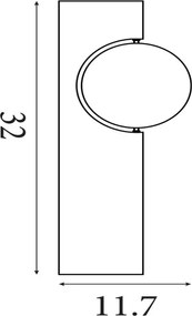 Searchlight 44521SM - Stropné svietidlo RADIANCE 3xE27/60W/230V pr. 37,5 cm čierne