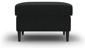 Čierna zamatová podnožka Kyoto – Cosmopolitan Design