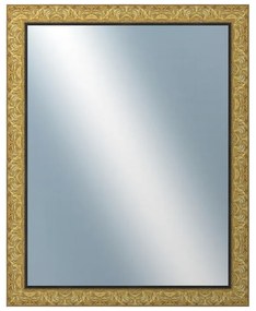 DANTIK - Zrkadlo v rámu, rozmer s rámom 80x100 cm z lišty PRAHA zlatá (2752)
