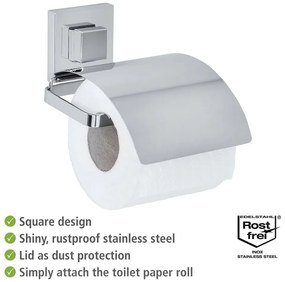 Držiak na toaletný papier bez nutnosti vŕtania Wenko Vacuum-Loc, až 33g