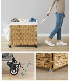 Kôš na bielizeň FLYN z ratanu