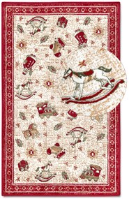 Villeroy & Boch, Kusový koberec Villeroy & Boch Toy's delight so strihaným vlasom 106217 Red, Multicolor, 50x80, červená, obývacia izba