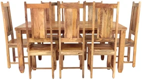 furniture-nabytek.cz - Jedálenský set pre 8 osôb z mangového dreva