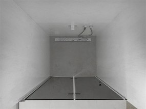 Mexen LIMA sprchové skladacie dvere ku sprchovému kútu 90 cm, šedá, 856-090-000-01-40