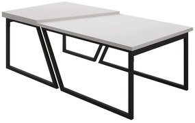 Set konferenčných stolíkov Veronico (biela). Akcia -20%. Vlastná spoľahlivá doprava až k Vám domov. 1127490