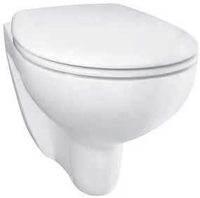 Wc so sedátkom softclose závesné GROHE Bau Ceramic alpská biela zadný odpad 39351000, 1 ks