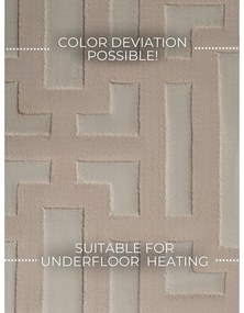 Béžový behúň 80x240 cm Perles Onyx – Elle Decoration