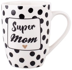 Altom Porcelánový hrnček Super mom, 300 ml