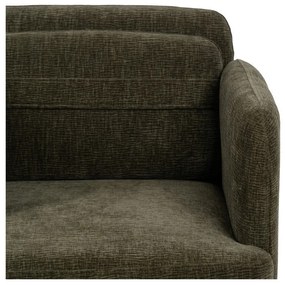 Zelené ženilkové kreslo Bind – Ixia