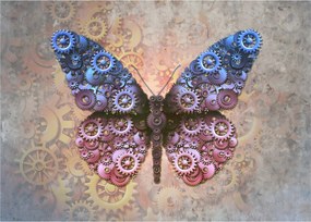 Obraz - Steampunk motýľ (70x50 cm)