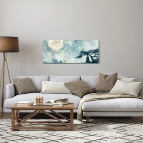 Obraz - Maľba splnu (120x50 cm)