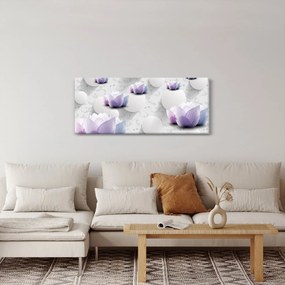 Obraz s kvetmi (120x50 cm)