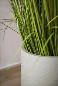 Kvetináč TROPICO, sklolaminát, výška 29 cm, béžová