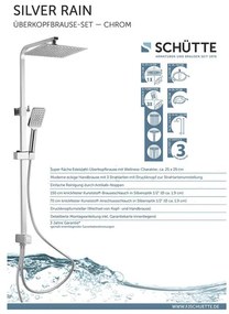 Schütte Sprchová tyč Silver Rain  (100335882)