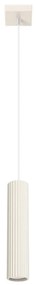 Krémové závesné svietidlo Gleam – Sollux