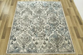 Koberec Versage 2301A Ornament sivý / biely