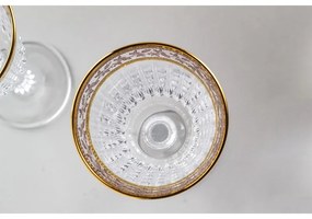 BOHEMIA PRESTIGE DORATO POHÁR NA VÍNO 300ML SADA 6 KS