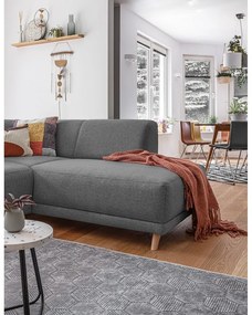 Sivá rozkladacia/s úložným priestorom rohová pohovka (pravý roh/do L) Classy Sophie – Miuform