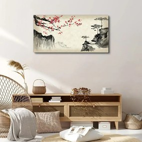 Obraz na plátne Ázijské čerešňové stromy