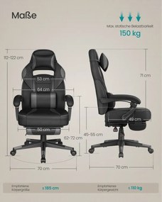 Herná stolička OBG073BH20