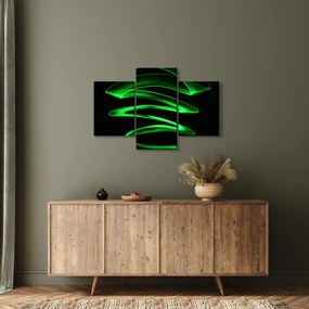 Obraz - neónové vlny (90x60 cm)