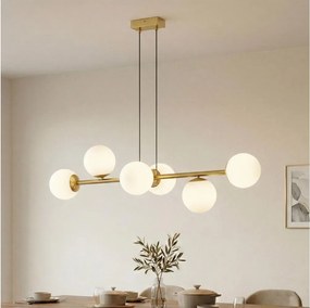 Brilagi - Luster na lanku MALONY 6xE14/20W/230V zlatá