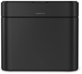 Matne čierna nádoba na kompostovateľný odpad 4 l – simplehuman