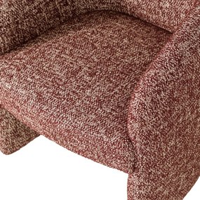 Čalúnená kancelárska stolička v terakotovej farbe Cordo – WOOOD