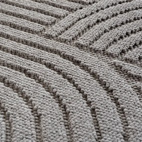 Koberec Helix geometrický, sivý