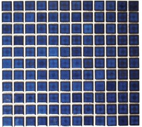 Keramická mozaika M 451 modrá 30,2 x 33 cm